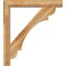 Ekena Millwork Olympic Block Rough Sawn Bracket w/ Offset Brace, Western Red Cedar, 6"W x 36"D x 40"H BKT0604X36X40OLY05RWR - alternate 3